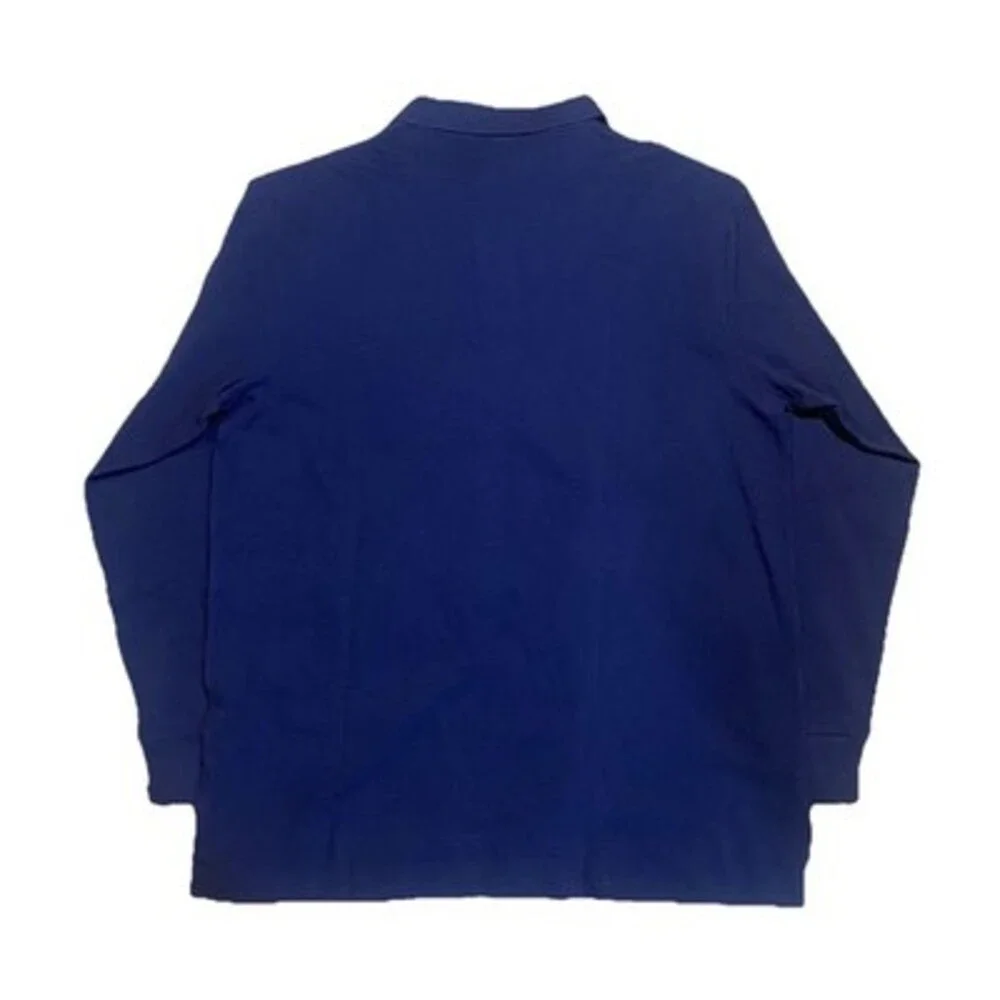 NWT Polo Ralph Lauren Mens‎ Navy Pullover Sweatshirt M Preppy Vintage Collared